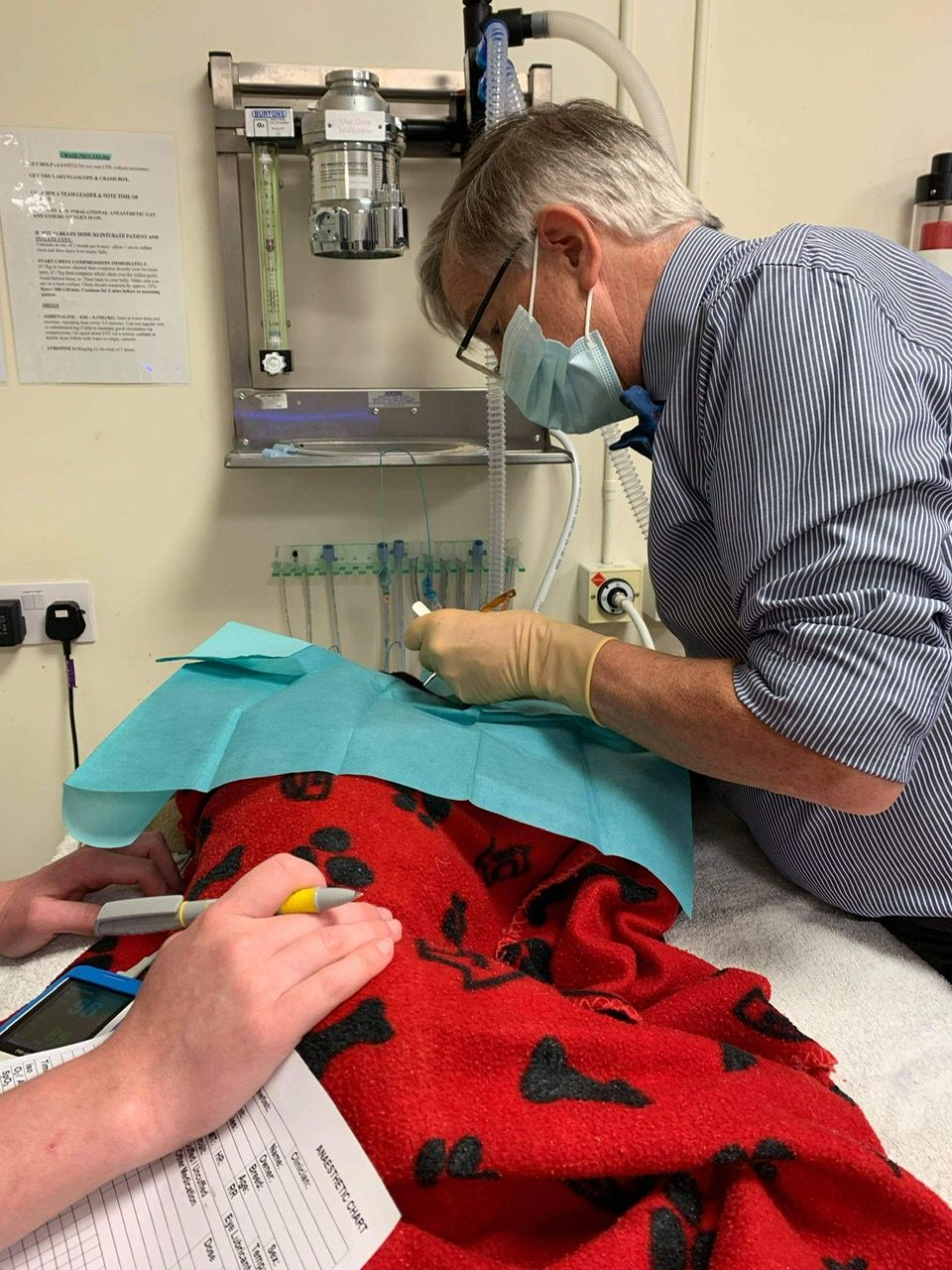 Ophthalmologist David Williams on duty!